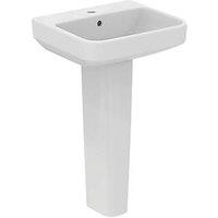Ideal Standard i.life B Washbasin & Full Pedestal 1 Tap Hole 500mm (454KC)