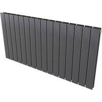 Ximax Oceanus 600mm x 1195mm 3901BTU Anthracite Horizontal Designer Radiator (454TR)