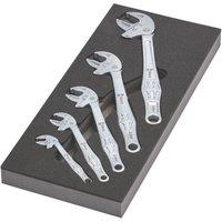 Wera 9732/6004 Joker Foam Insert Adjustable Spanner Set 5 Pcs (454XX)