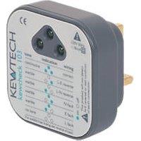 Kewtech Kewcheck 103 13A Socket Tester 230V AC (45558)