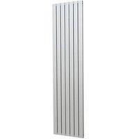 Blaze 2000mm x 485mm 4638BTU Matt Chrome Vertical Designer Radiator (4558F)