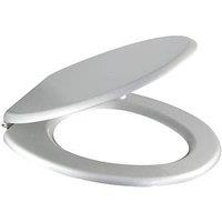 Palmi Toilet Seat Moulded Bamboo Silver (4559T)