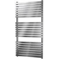 Towelrads 1186mm x 500mm 1344BTU Chrome Flat Designer Towel Radiator (455RY)