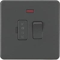 Knightsbridge 13A Switched Fused Spur with LED Anthracite (455TX)