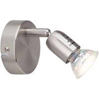 Brilliant Loona LED Wall Light Satin Chrome 3W 240lm (4564J)