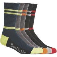 Hard Yakka Crew Five Pack Worksock Socks Multicoloured 9-11 (456XT)