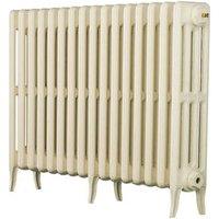 Arroll 660mm x 874mm 3726BTU Cream Cast Iron 4 Column Radiator (4573F)