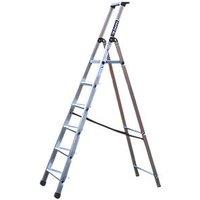 TB Davies Aluminium 1.96m 6 Step Platform Step Ladder (457PG)