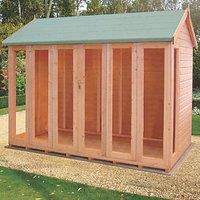 Shire Blenhiem 10' x 8' (Nominal) Apex Shiplap T&G Timber Summerhouse (4581X)