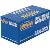 Goldscrew PZ Double-Countersunk Thread Cutting Multipurpose Screws 4mm x 40mm 1000 Pack (4587F)