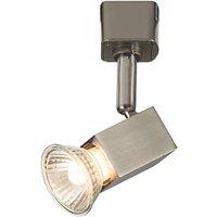 Knightsbridge 1-Circuit Light Fitting for Track Lighting Brushed Chrome (459GA)
