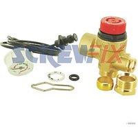 Worcester Bosch 87161161090 PRESSURE GAUGE AND PRV (459GW)
