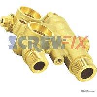 Baxi 720789401 Brass Flow Assembly without By-Pass (459TP)