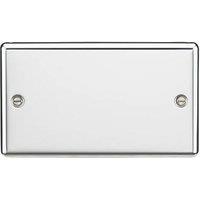 Knightsbridge 2-Gang Blanking Plate Polished Chrome (459TY)