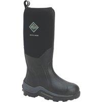Muck Boots Arctic Sport Size 10 Black Non Safety Wellies (459XR)