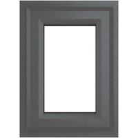 Crystal Top Opening Clear Double-Glazed Casement Anthracite Grey uPVC Window 440mm x 610mm (460JP)