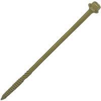TimbaScrew Hex Flange Thread Cutting Timber Screws 6.7mm x 150mm 50 Pack (4613J)