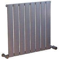 Ximax 600mm x 595mm 1403BTU Silver Vertical Designer Radiator (4619H)