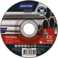 Norton A 60 Z T42 Steel Cutting Disc 115mm (4.5") x 22.23mm (461JL)