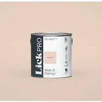 LickPro Max+ 2.5Ltr Pink 02 Matt Emulsion Paint (461JY)