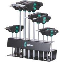 Wera Bicycle (6) Metric & TX T-Handle Screwdriver Key Set 10 Pcs (461XX)