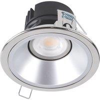 Collingwood H5 500 Silver Reflector Tilt Fire Rated LED Downlight Chrome 5W 550-600lm (462YY)