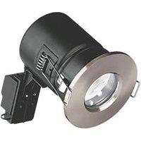Aurora EFD Fixed Fire Rated LED Downlight Satin Nickel 5W 500lm (4634P)