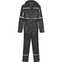 Regatta Waterproof Insulated Overalls Black Medium 40" Chest 32" L (463GR)