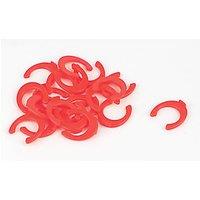 FloPlast FloFit+ Plastic Collet Clips Red 10mm 20 Pack (464FA)