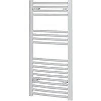 Flomasta 1000mm x 600mm 1805BTU White Curved Towel Radiator (464RV)