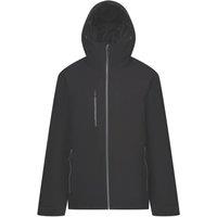 Regatta Navigate 100% Waterproof Jacket Black/Seal Grey X Large Size 43.5" Chest (464VF)