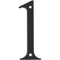 Fab & Fix Door Numeral 1 Black 80mm (4658P)
