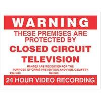 ''CCTV in Operation'' Signs 4 Pack (465FV)