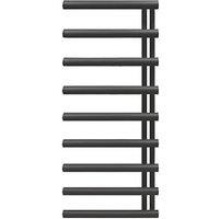 Towelrads 1245mm x 500mm 1852BTU Anthracite Flat Designer Towel Radiator (465RY)