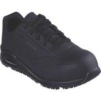 Skechers Size 8 Black Safety Trainers (465XT)