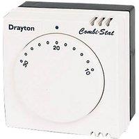 Drayton RTS8 1-Channel Wired Room Thermostat (46637)