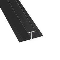 Splashwall H-Joint Black 2420mm x 11mm (466GV)