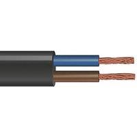 Time 2192Y Black 2-Core 0.5mm Flexible Cable 25m Coil (466RF)
