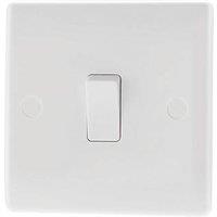 British General 800 Series 10AX 1-Gang Intermediate Switch White (467HV)
