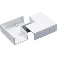 Tower Flat Trunking Angles 25mm x 16mm 2 Pack (46870)