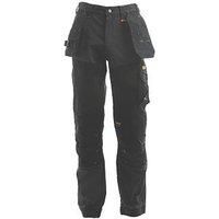 DeWalt Memphis Work Trousers Grey/Black 30" W 29" L (468RX)