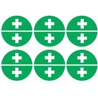 First Aider Hard Hat Labels 230mm x 330mm (469FX)