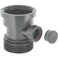 McAlpine Drain Connector Black 110mm (469JG)