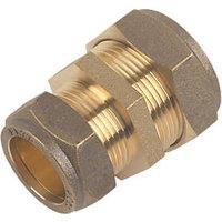 Flomasta Brass Compression Reducing Coupler 28mm x 22mm (47096)