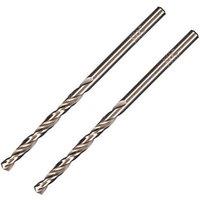 Erbauer Straight Shank Metal Drill Bits 3.5mm x 70mm 2 Pack (470JL)