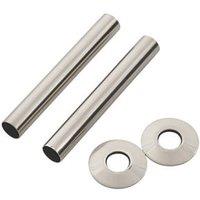 Arroll Pipe Shroud Kit Brushed Nickel 18mm x 130mm 2 Pack (4712G)