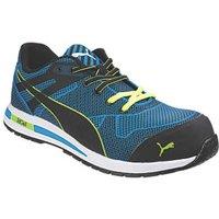 Puma Blaze Knit Size 9 Blue Safety Trainers (4715T)