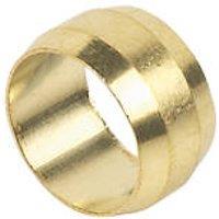 Flomasta Brass Compression Olives 10mm 20 Pack (47170)