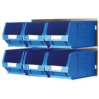Barton TC3 6 PC Single-Sided Storage Bin Kit 457mm x 300mm (47232)