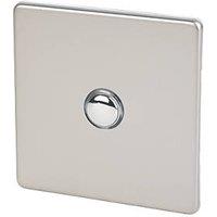 Varilight 6AX 1-Gang 2-Way Light Switch Satin Chrome (4725H)